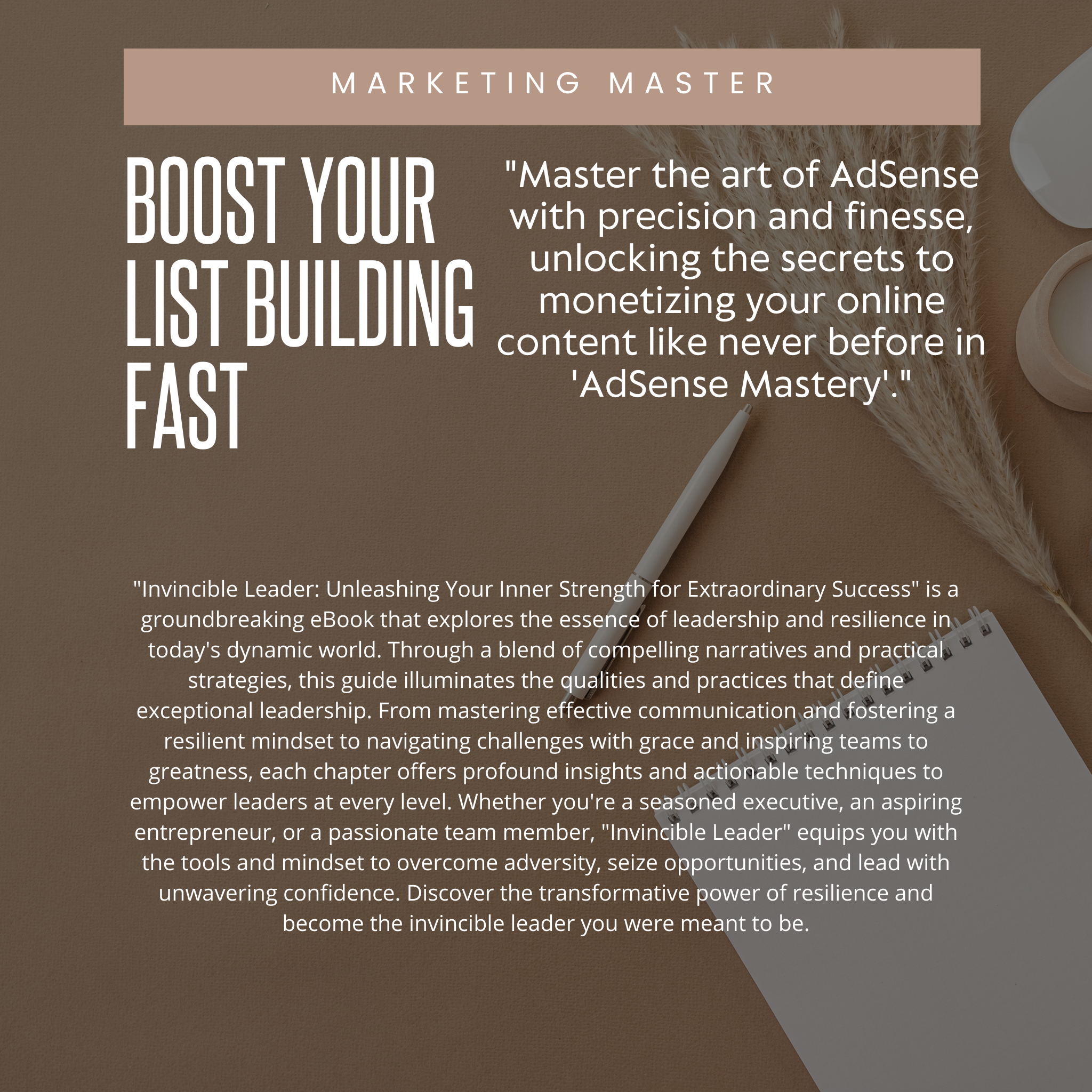 Boost your list building fast Ebook