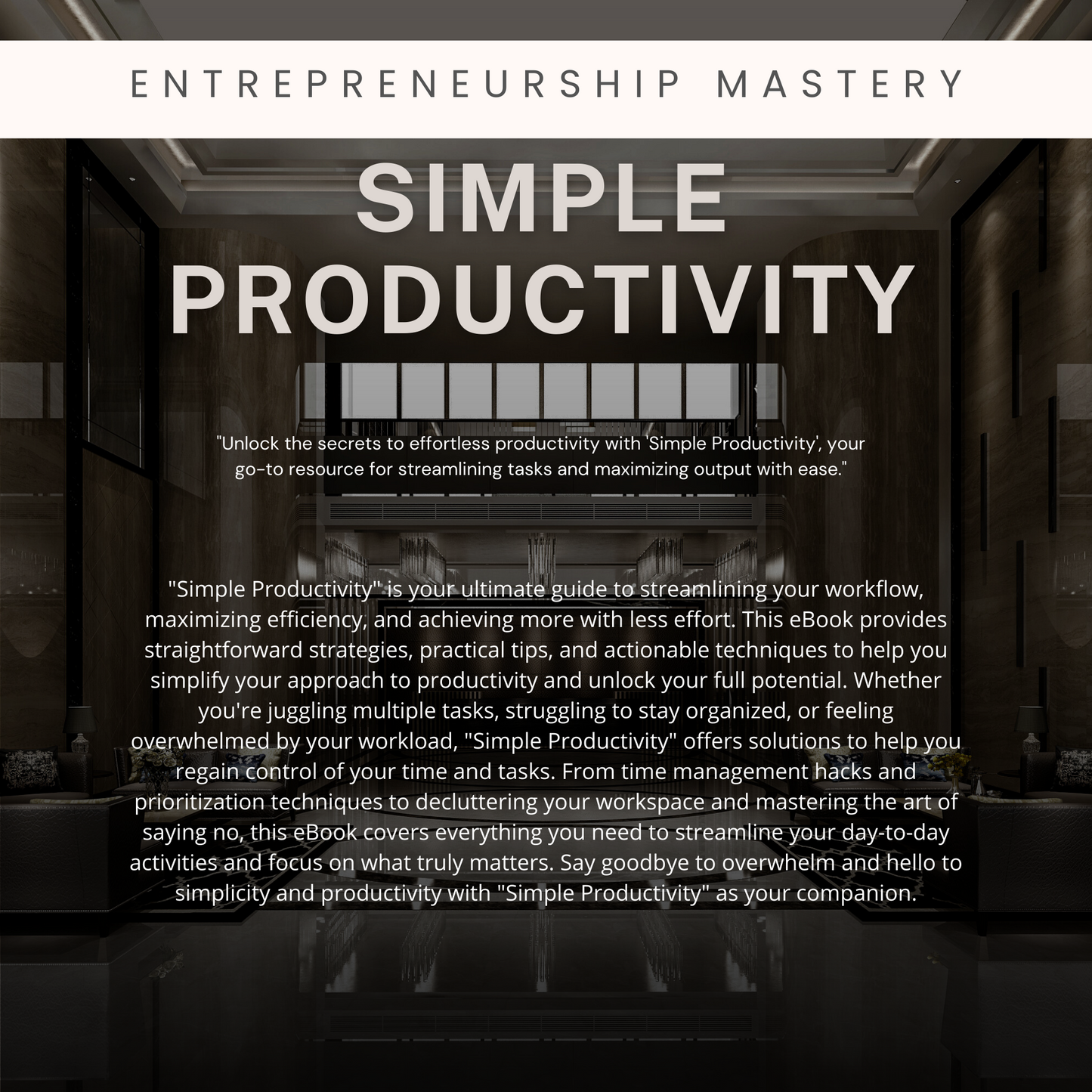 Simple Productivity Ebook