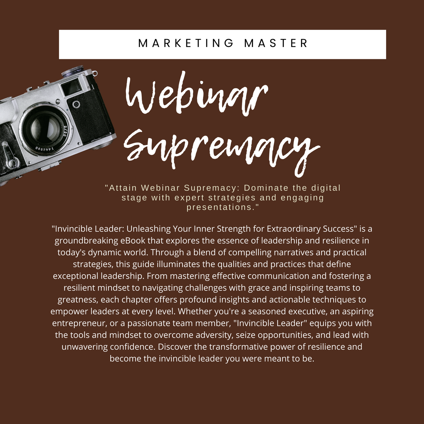 Webinar Supermacy Ebook