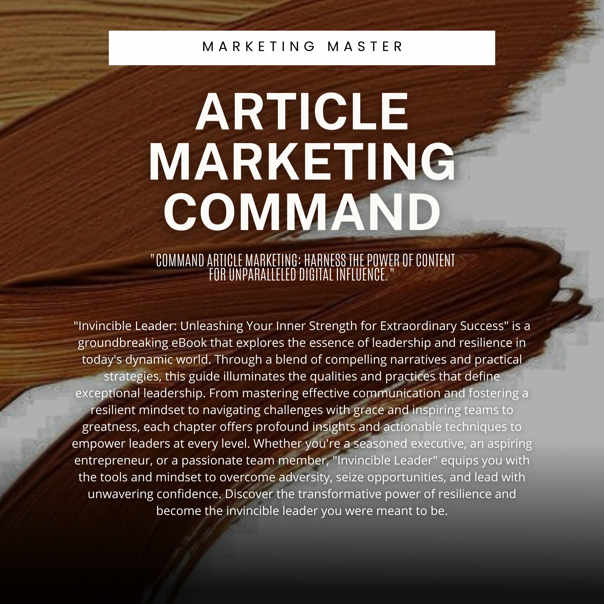 Article Marketing Command Ebook