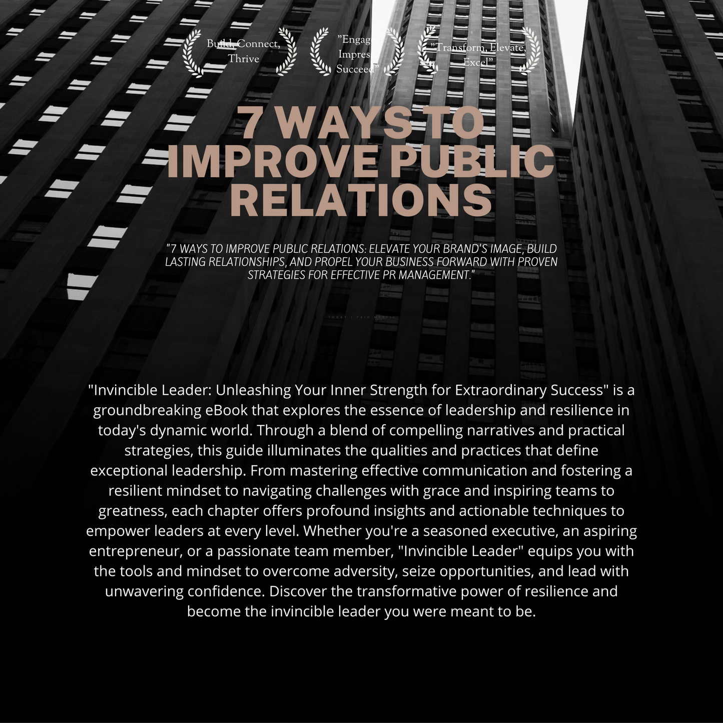 7 Ways to improve public realtions Ebook