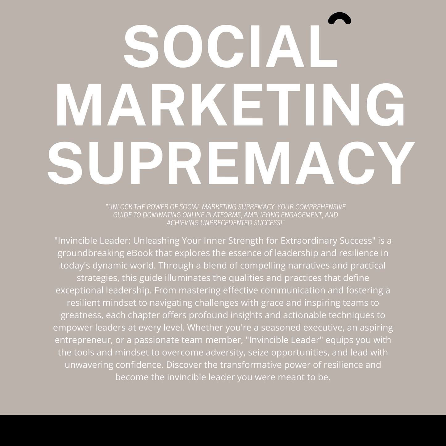 Social Marketing Supermacy Ebook