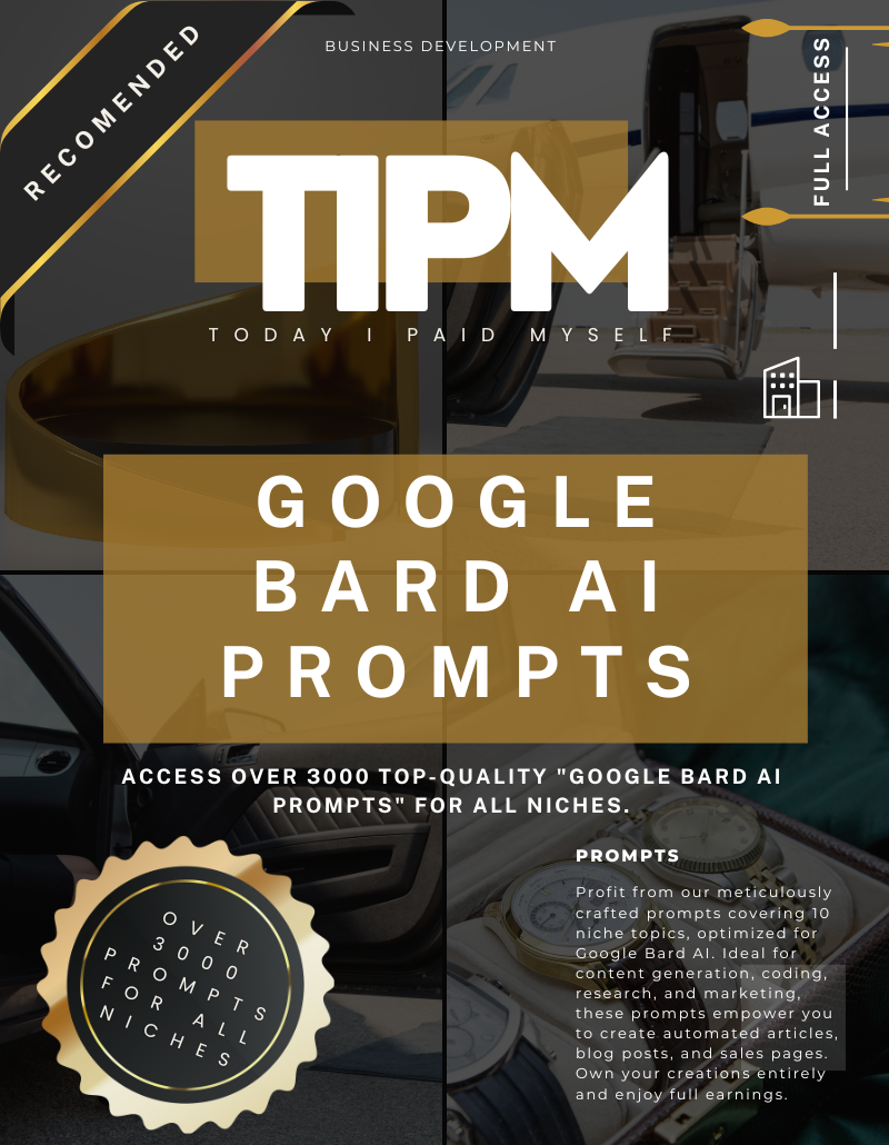 Google Bard AI Prompts Full Access