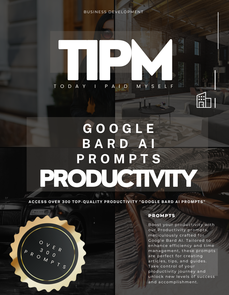 Google Bard Productivity AI Prompts