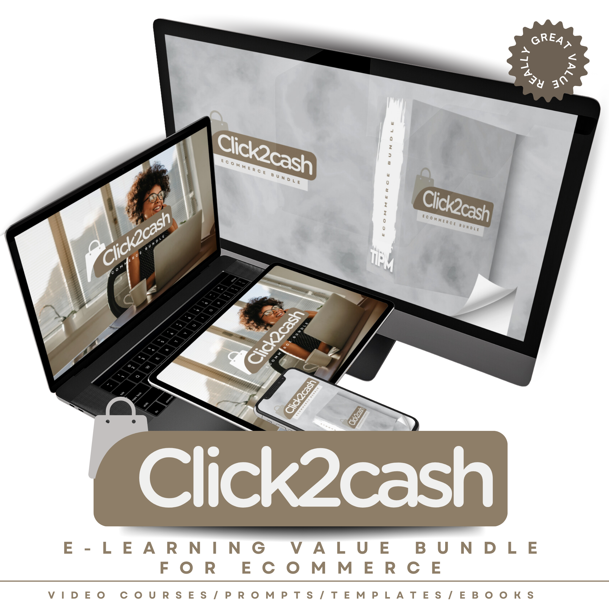 Click2Cash - E-Learning Value Bundle For Ecommerce